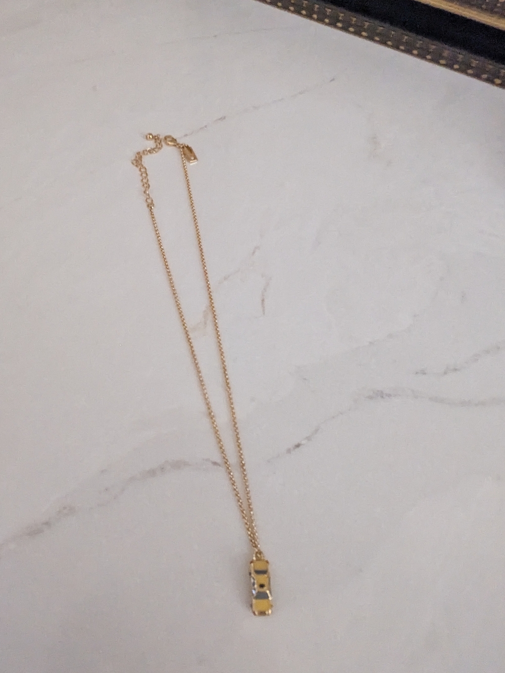 Kate Spade Taxi Necklace